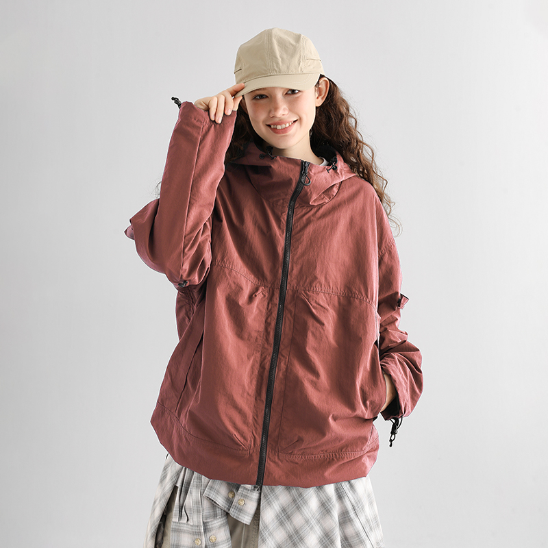 山系SetFuns四季薄款软壳男女新款冲锋外套户外单层防水防风夹克