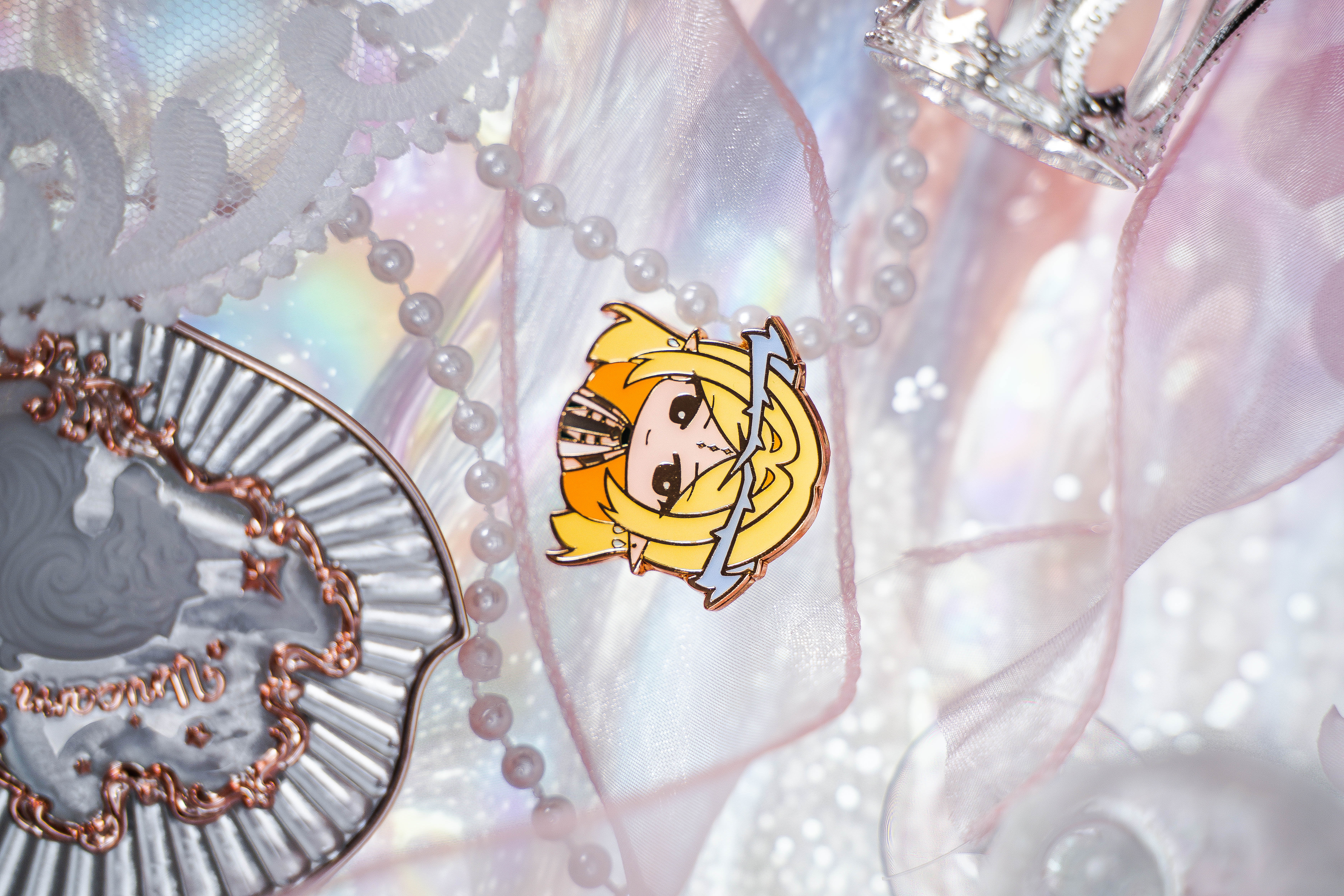 【鸣潮】同人作品卡提希娅弗洛洛菲比守岸人长离金属徽章吧唧谷子