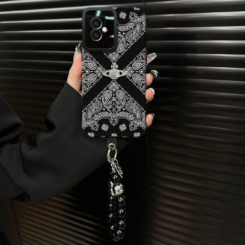 适用于【荣耀100】2025复古花纹ins风小羊皮网红创意防摔手机壳女款