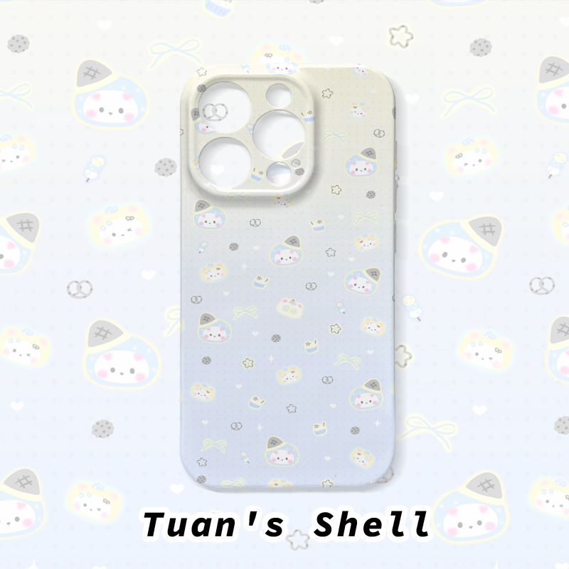 海盐芝士KITTY菲林软壳适用苹果VIVO华为OPPO小米荣耀一加手机壳