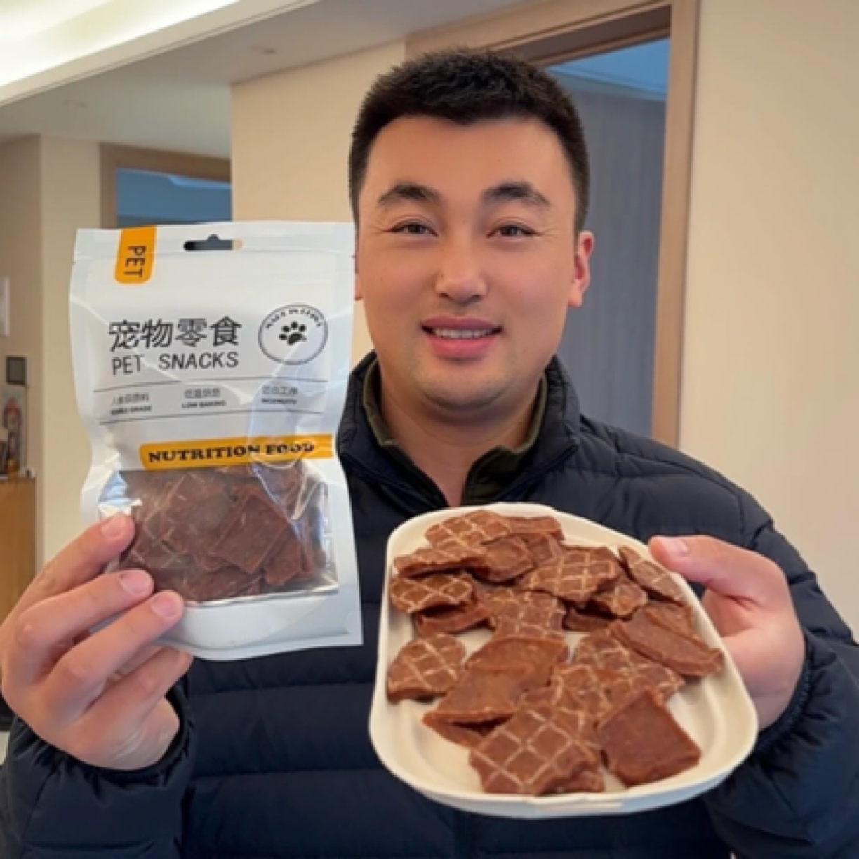 大肉锅巴（鸭肉）魏宝娟宠物狗狗解馋磨牙狗狗食品零食
