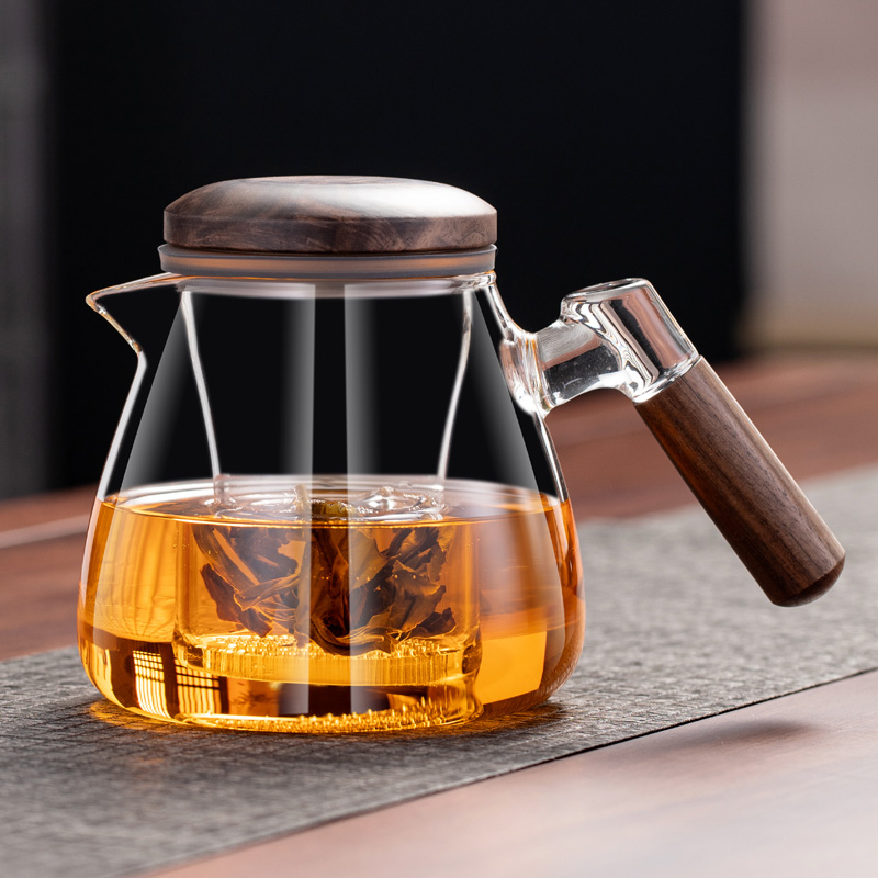 加厚耐热玻璃泡茶壶办公家用茶水分离花茶壶茶滤一体茶具泡茶壶