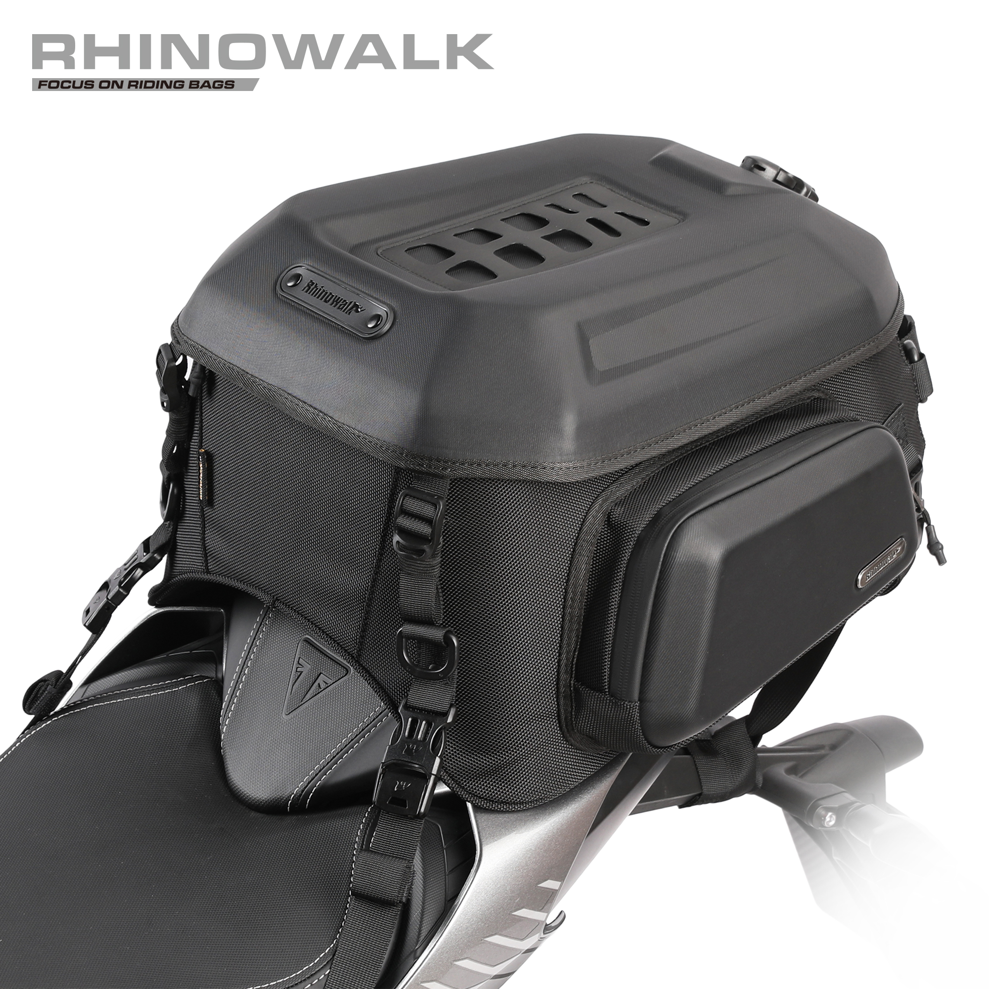 Rhinowalk/犀牛·漫步摩托车头盔包尾箱包驮包摩旅装备骑士犀牛