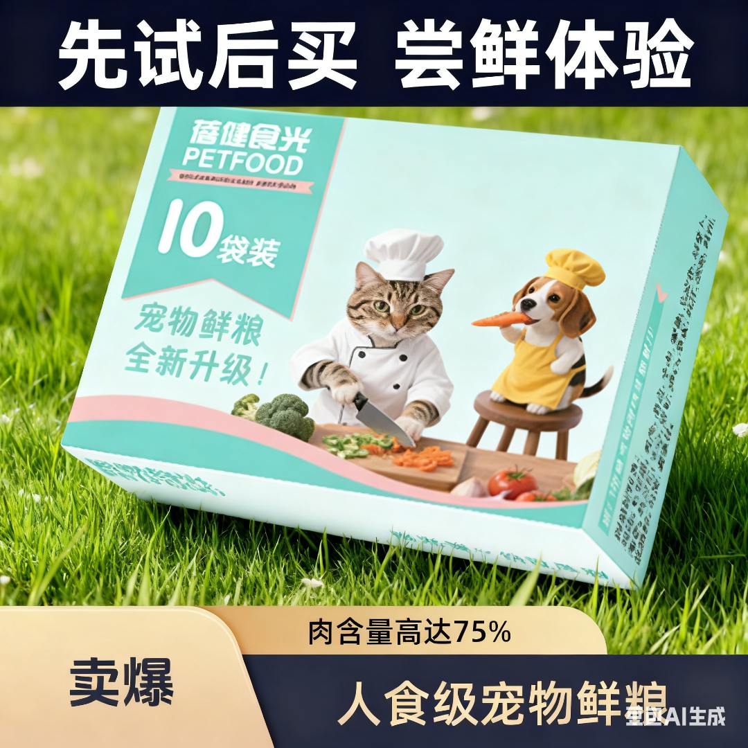 【大狗饭鸭肉雪梨】大狗鲜食鲜粮品牌狗粮低脂高蛋白全价无添加零食