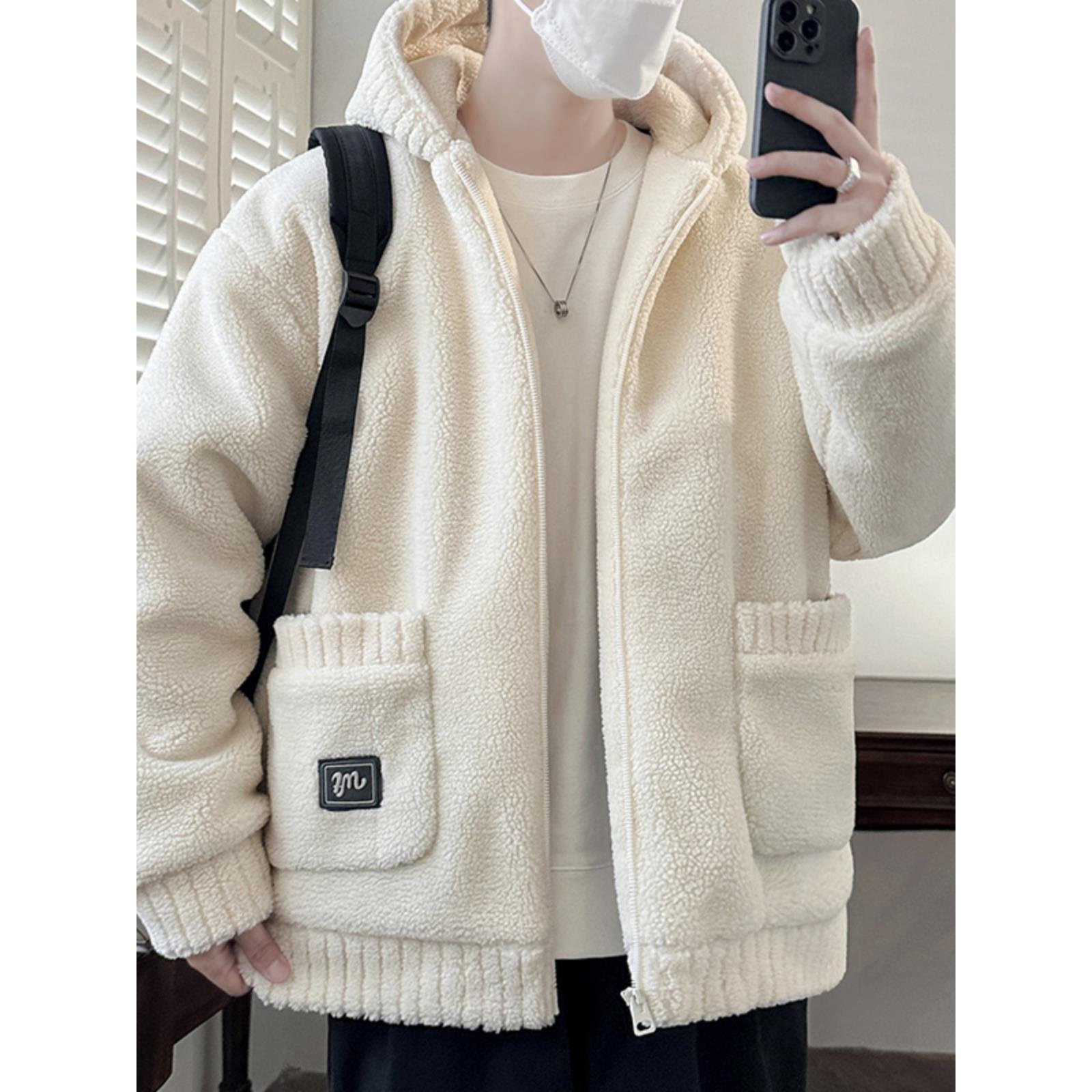 赠送运费险丨轻松穿出高级感一键get秋冬休闲百搭潮牌外套加厚男