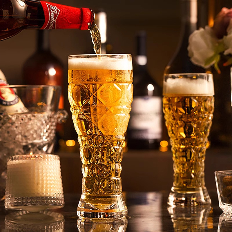 【新品上架】啤酒杯大容量啤酒杯精酿酒杯轻奢2025新款高端玻璃杯