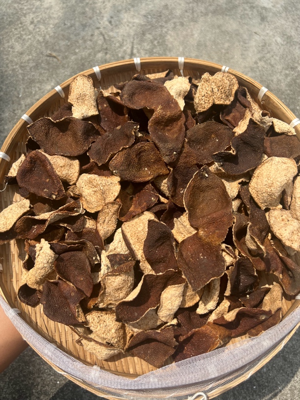 2021年断皮袋装茶枝柑大红皮断皮生晒干仓存储老陈皮
