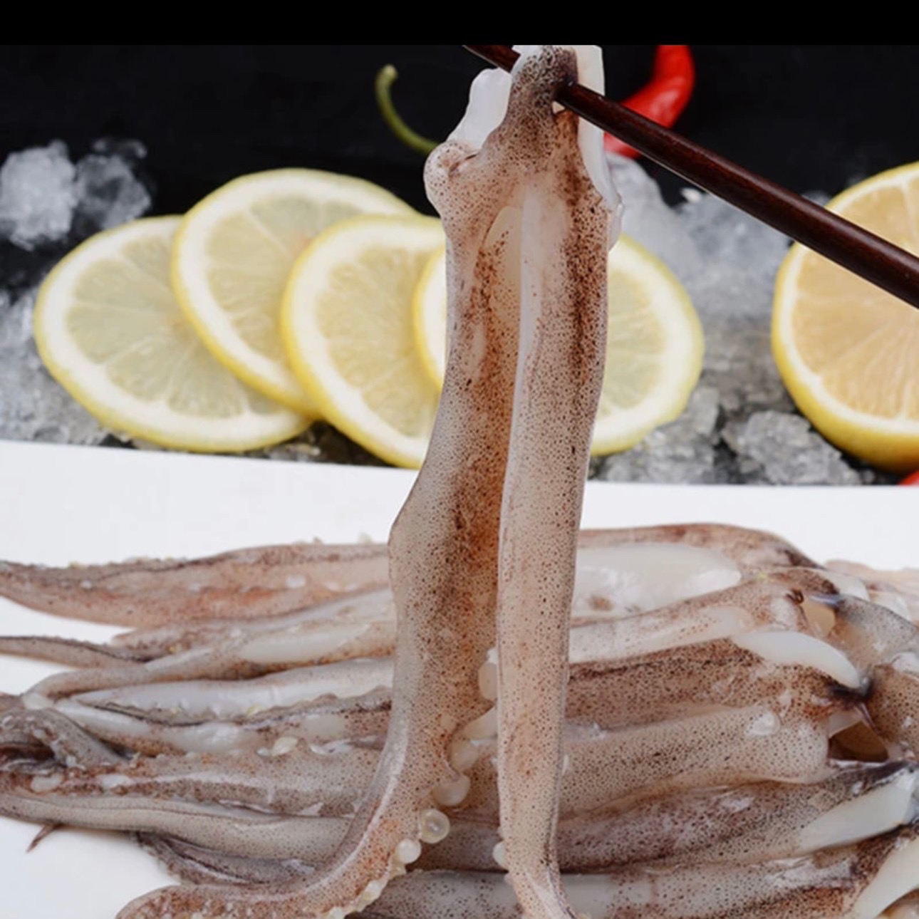 新鲜脆嫩鱿鱼须海鲜鱿鱼须500克/包 拍5斤送2斤共7斤速冻