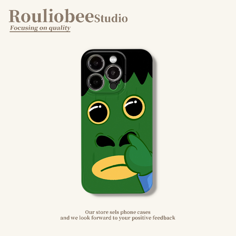 BANCA搞怪抠鼻表情适用苹果16/15菲林手机壳华为P70oppo小米vivo