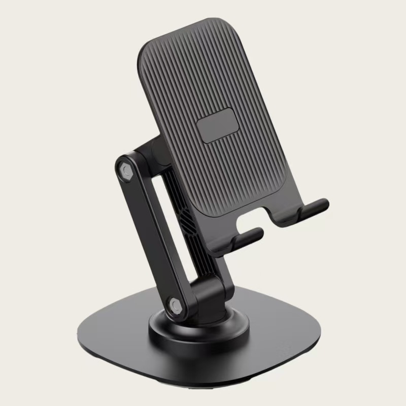 金属新款360°旋转手机支架伸缩调节桌面懒人直播网课折叠支撑架