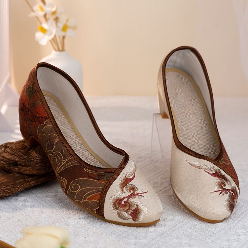 【锦绣江南】汉服绣花鞋新款国风复古居家休闲舒适民族手工刺绣布鞋