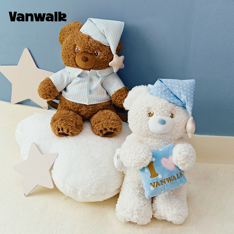 VANWALK Starry高颜值女生生日礼物玩偶公仔包可爱小熊双肩背包