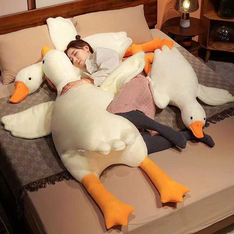 【欧若风】大白鹅抱枕大鹅排气趴睡枕玩偶毛绒玩具抱睡公仔娃娃
