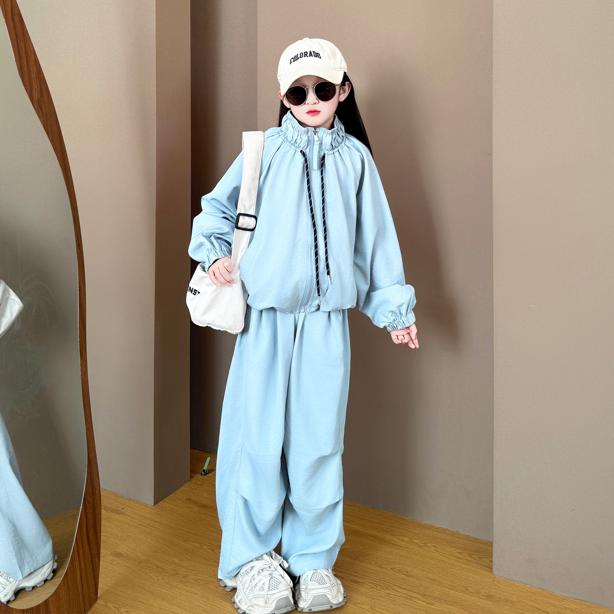 女童2025新款韩韩系氛围感炸街穿搭洋气春秋季休闲时尚甜酷套装潮