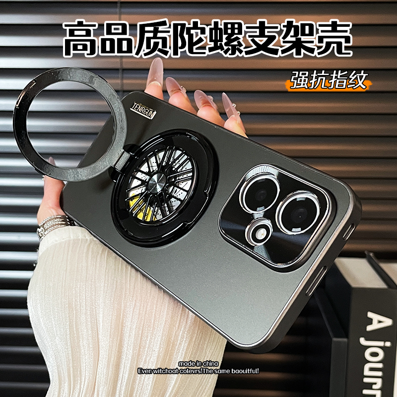 适用荣耀400手机壳新款荣耀400pro支架磨砂保护套honor防摔高级感