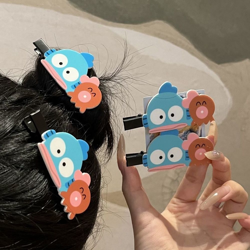 可爱小丑鱼卡通发夹搞怪呆萌小怪兽少女侧边刘海夹日韩百搭发卡