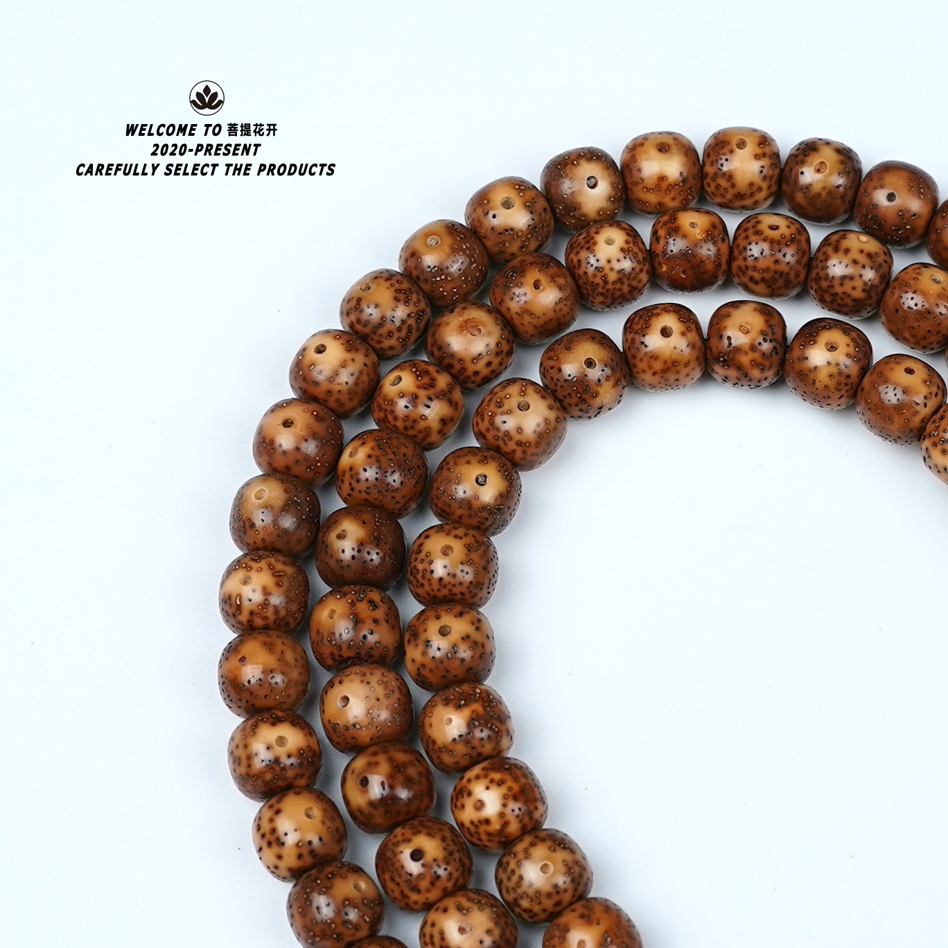 【大年份】10mm陈籽长串系列（虎皮色）星月菩提长串