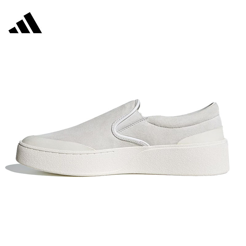 adidas阿迪达斯中性LABCOURT LIGHT SLIP-ONFOS运动跑步鞋JS4171