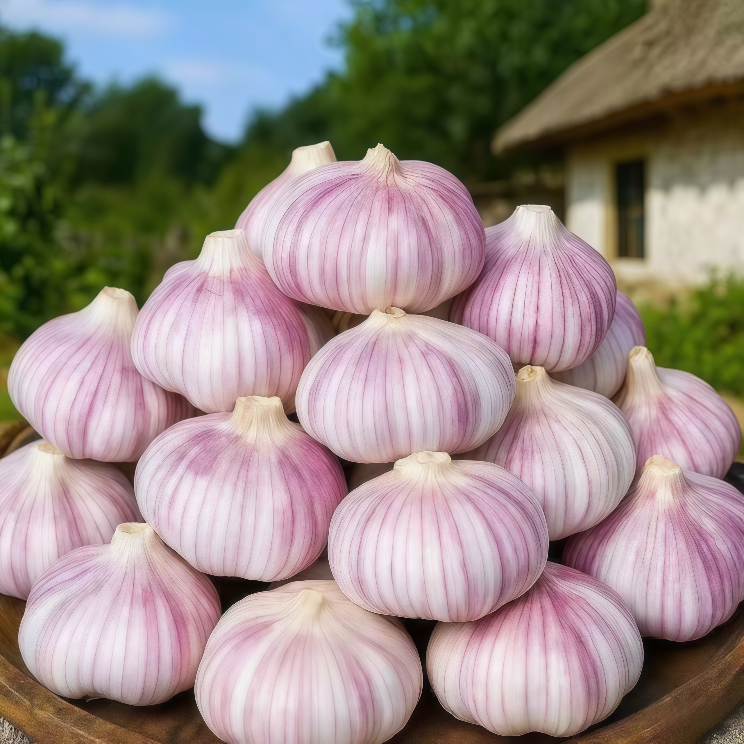 3斤金乡大蒜】干蒜大蒜多瓣蒜紫白皮蒜晒够36天蒜香浓郁1-5斤批发