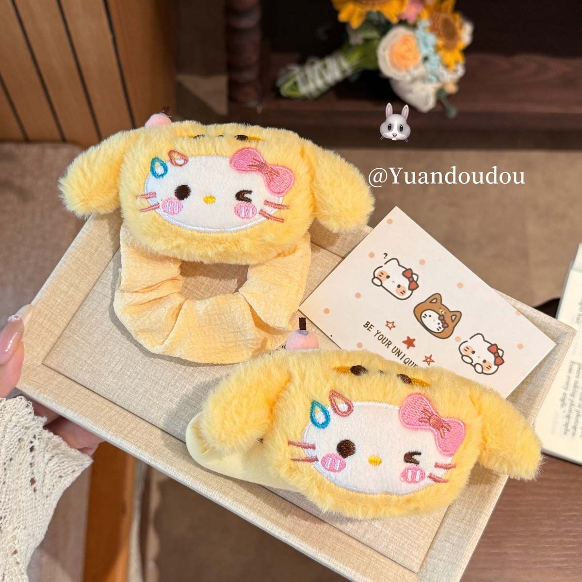 新款创意布丁猫咪公仔掰掰夹学生刘海夹少女心百搭大号夹子小众