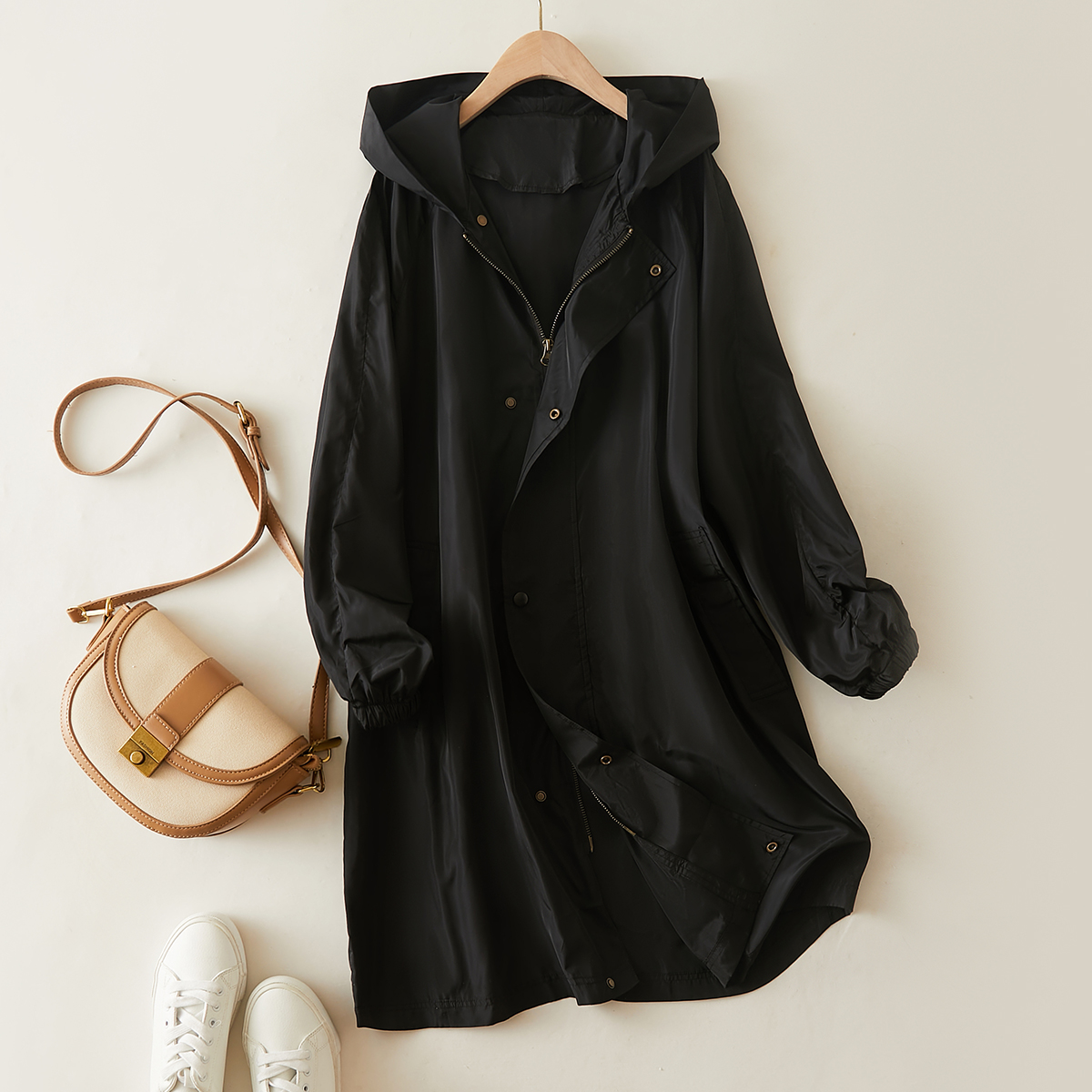 特！门店42&9！岛国单！露营刚需/东丽料防风防水休闲长外套L71657