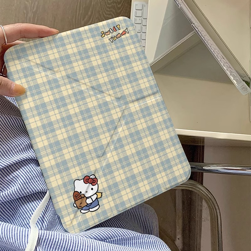 妙品格子KT猫适用华为MatePad11.5S保护套padair笔槽padpro平板壳