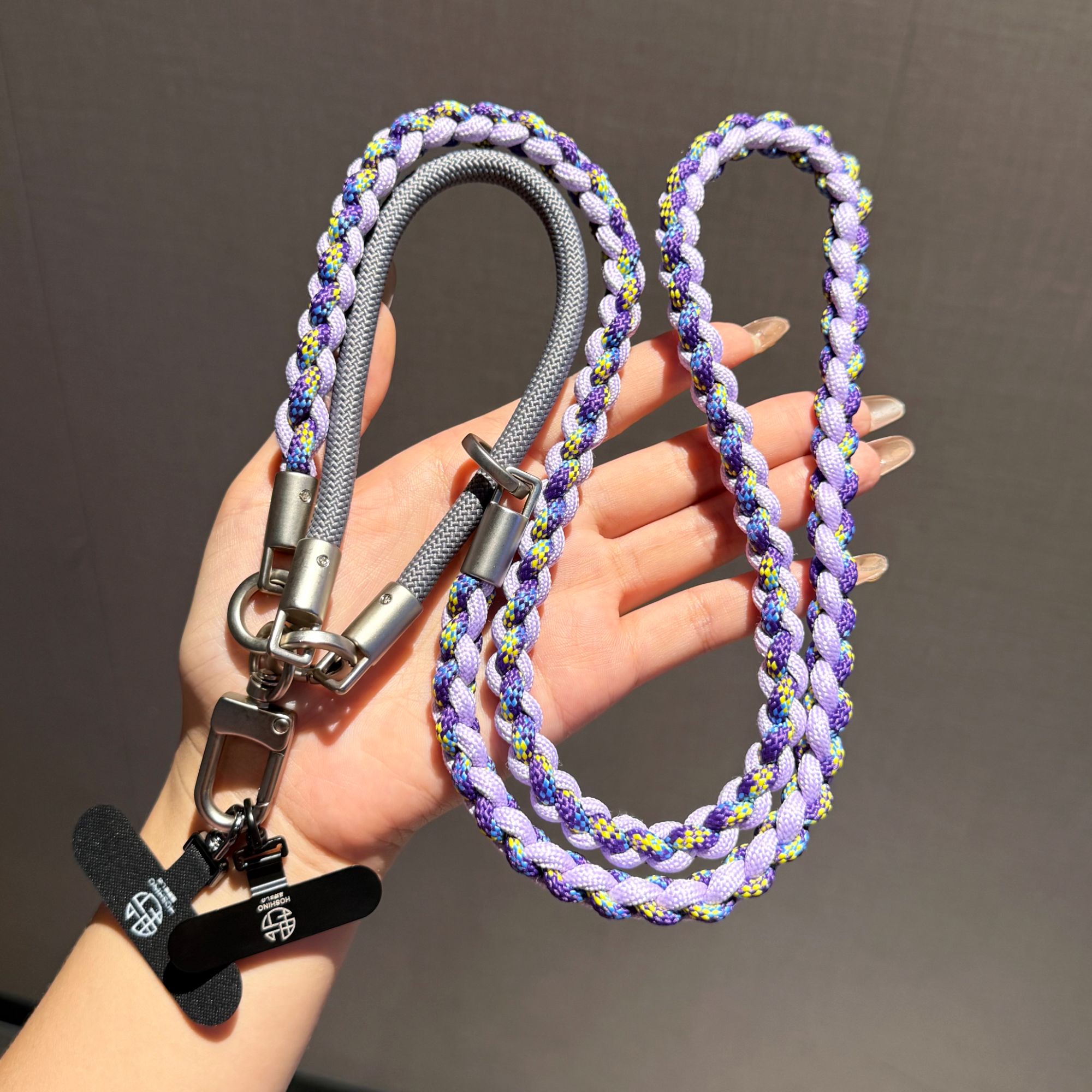 编织一绳三用手机挂绳斜挎挂脖手提户外高端耐用户外肩背防盗挂链