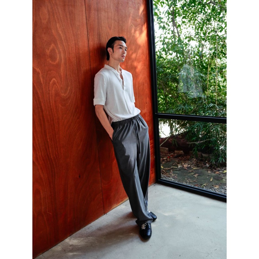 SEE ALSO『桑蚕丝绵羊毛』Row风黑标限量新贵老钱松弛极简西裤 4405