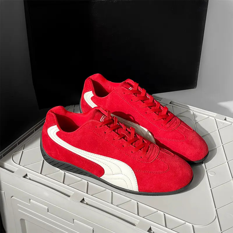 官方正品德训鞋男女款复古赛车鞋2025夏季新款跑步休闲运动鞋