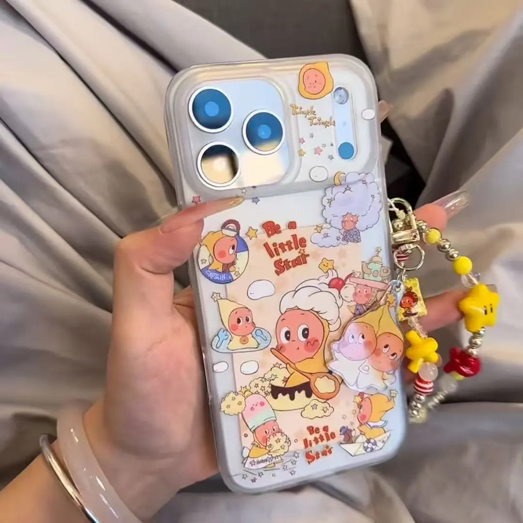 磨砂星星人相片适用iPhone17promax手机壳苹果16Pro少女15/14/13