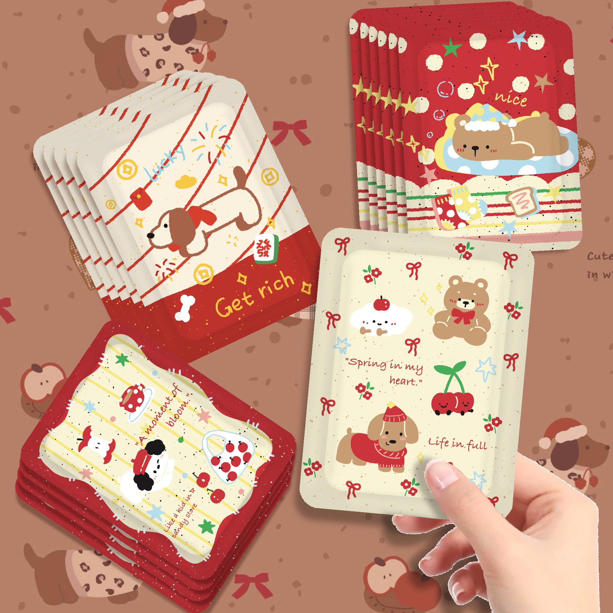 卡通暖宝宝自热贴暖身贴手部肚子缓解痛经防寒暖宫贴腰部足底御寒