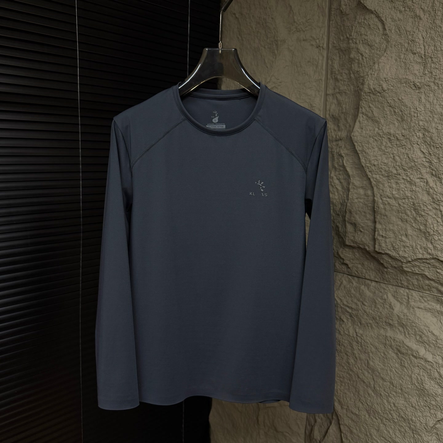 6610秋季新款户外无痕长袖T恤爆款百搭打底高弹