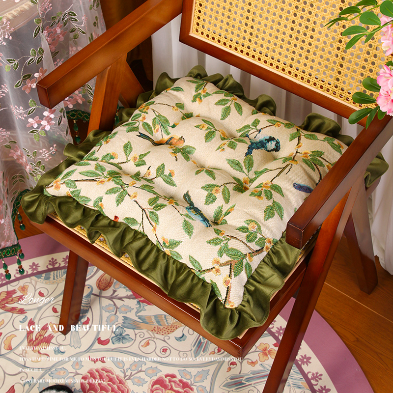 【蒲团坐垫】美式复古加厚坐垫靠垫椅垫民宿茶楼餐椅垫榻榻米垫双用