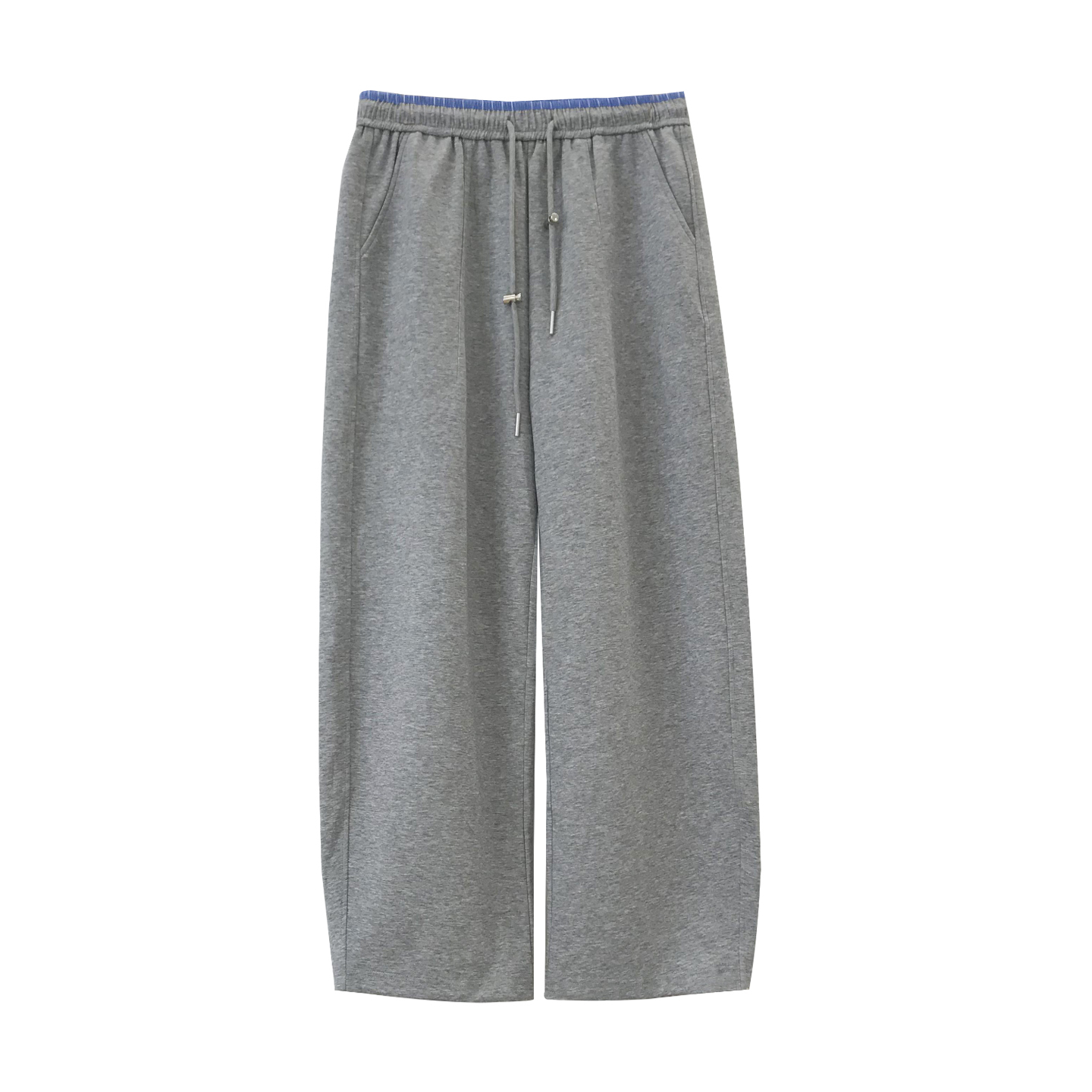 自制弯刀裤~显瘦撞色拼接抽绳卫裤孕妇裤秋装休闲裤百搭直筒裤