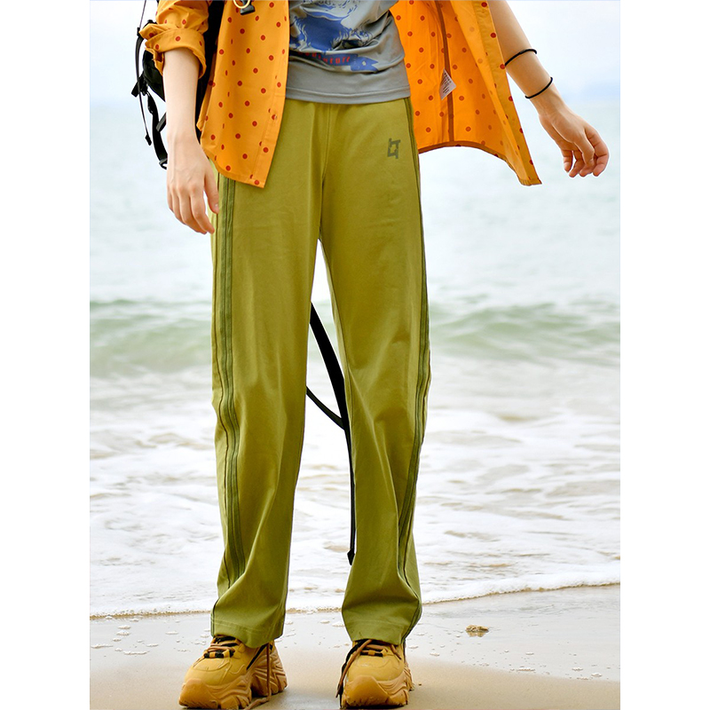 北京森林户外2025新品直筒显瘦宽松文艺森系休闲旅行阔腿长裤女式