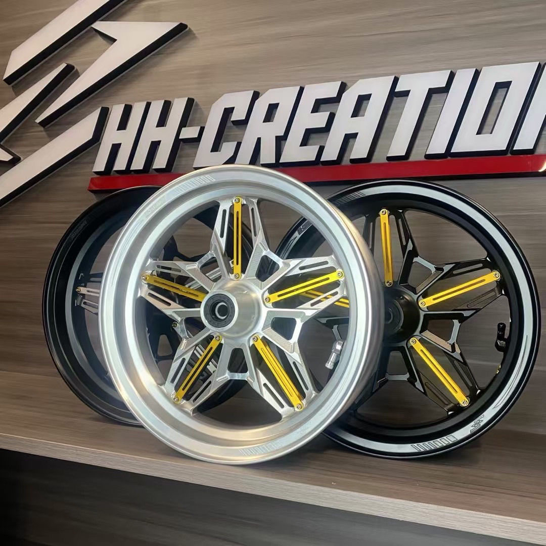 HH火影铸造轮毂小牛12NXTN1S适用九号极核改装MFZ轮毂hh火影轮毂