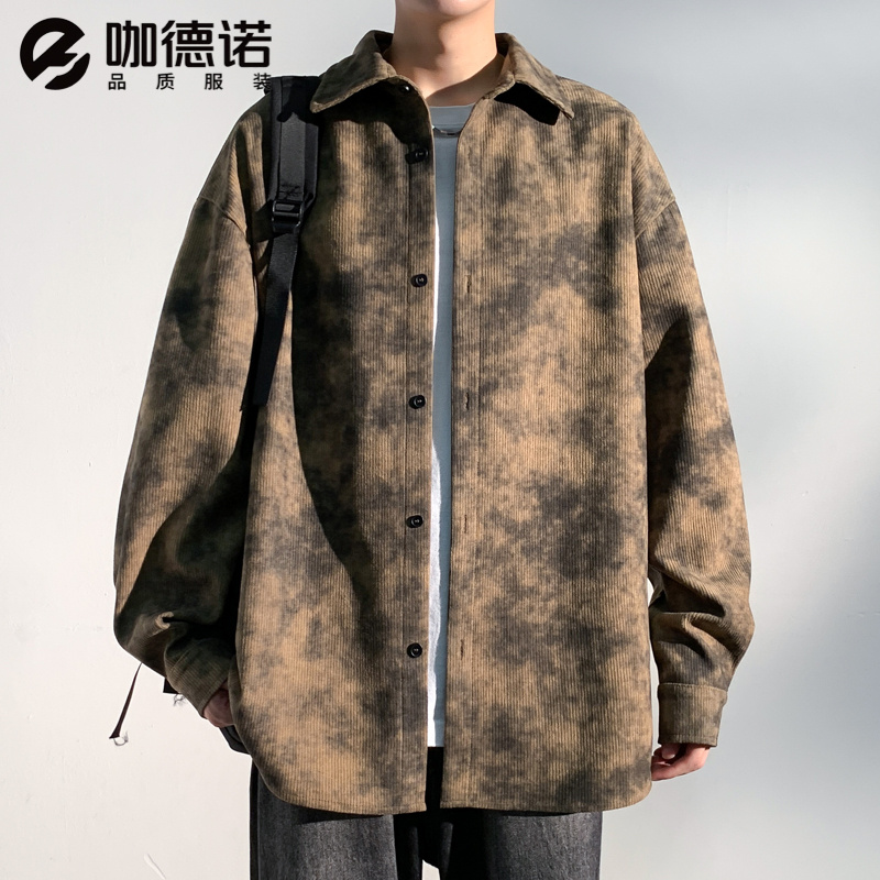 2025秋季新款春秋长袖休闲复古痞帅宽松潮流港风百搭情侣ins帅气