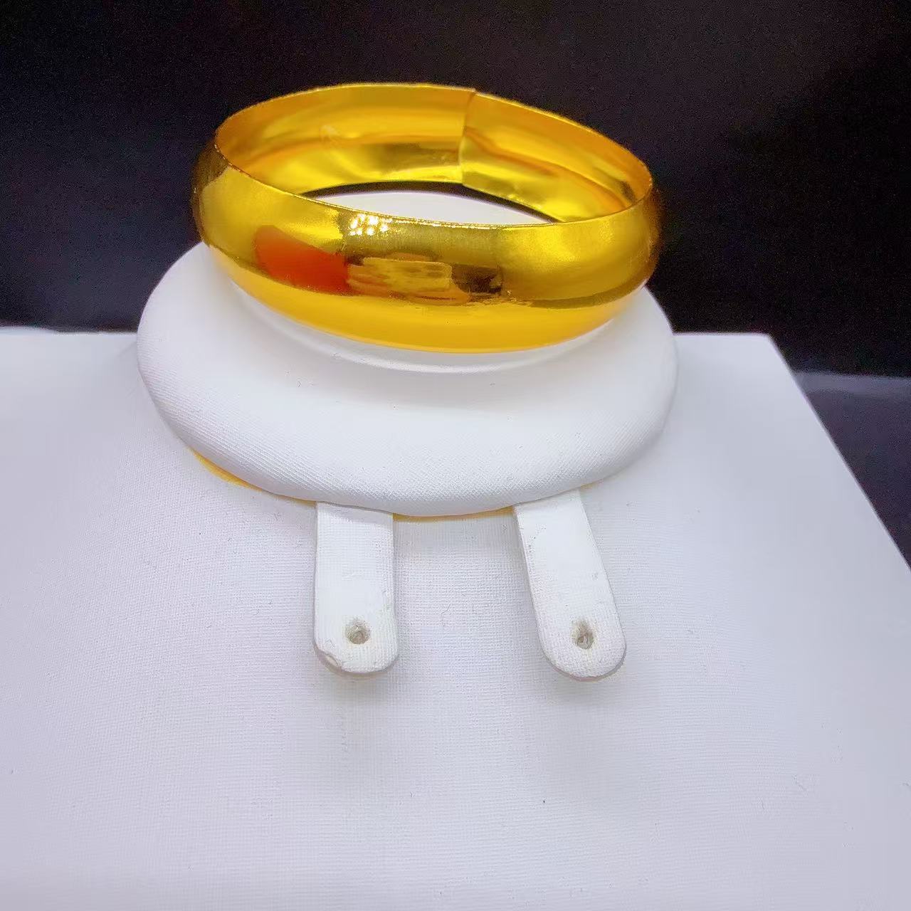 铜合金手镯 光面开口手镯素圈妈妈手工民族风手镯姑尼且饰品0619