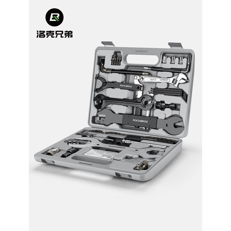 洛克兄弟自行车修车工具箱扳手补胎套装修理登山车公路车保养装备