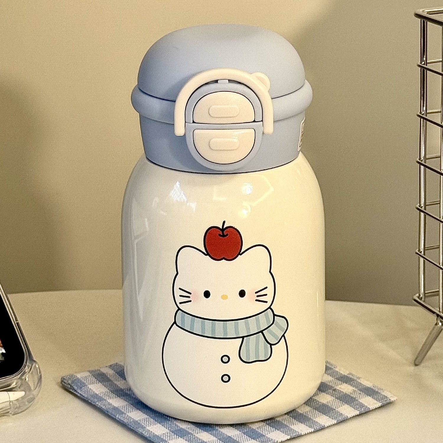 不去花新款316保温杯ins女生高颜值可爱大容量便携简约学生水杯