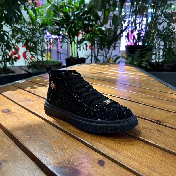 纯皮色板鞋高帮2627-48休闲鞋春秋运动休闲鞋平跟