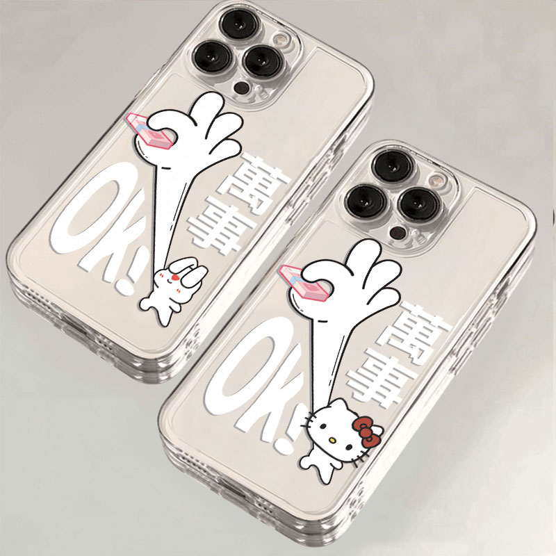 万事ok适用苹果iPhone17pro14小米15promax华为p80手机壳防摔创意