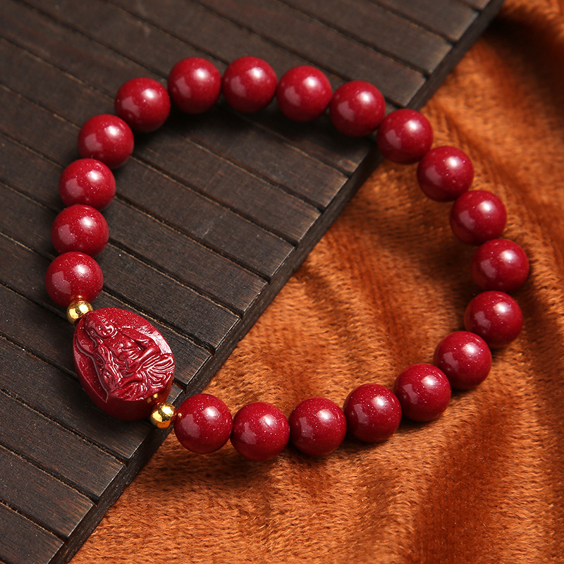 天然辰砂朱砂蛇年推荐三合六合十二生肖佛牌手串本命年送女友妈妈