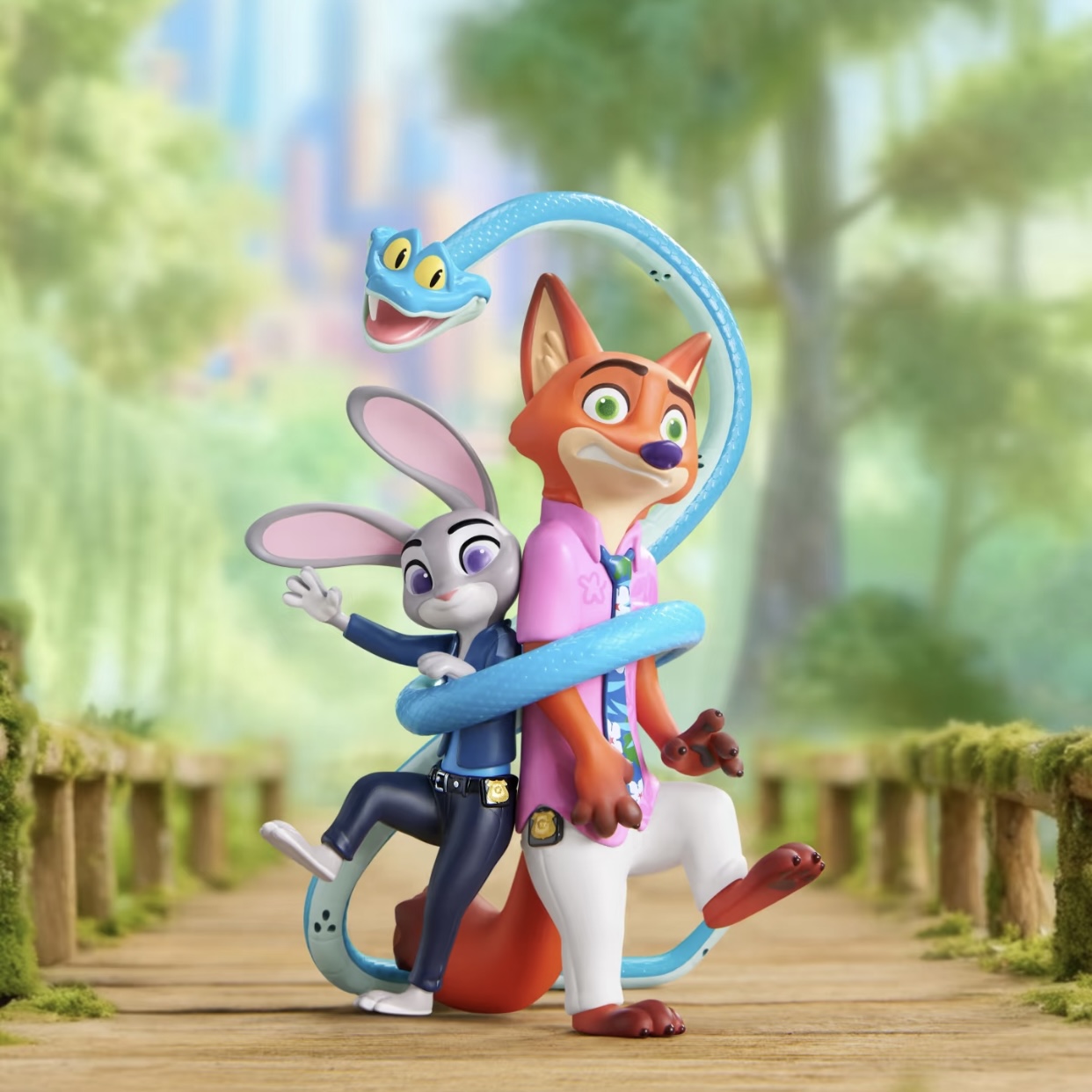 正品TOPTOY迪士尼疯狂动物城2新旅程系列盲盒潮玩朱迪尼克手办女