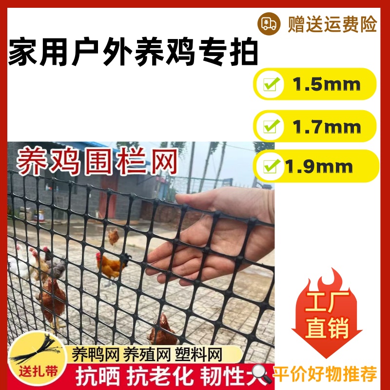 1.51.71.9毫米家用养鸡网户外养鸡网塑料围栏网专养鸡网围栏批发
