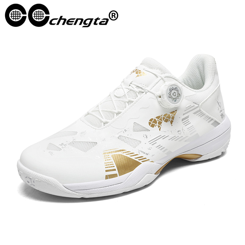CCchengta专业羽毛球鞋透气防滑高弹减震单旋转扣休闲百搭运动鞋