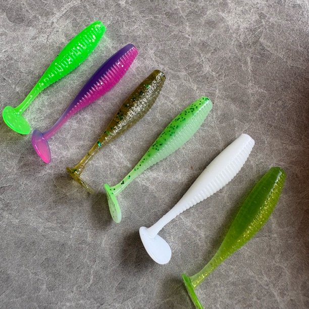 GHGH龟皇路亚4CM根钓钩专用小软饵适合鳜鱼翘嘴海鲈