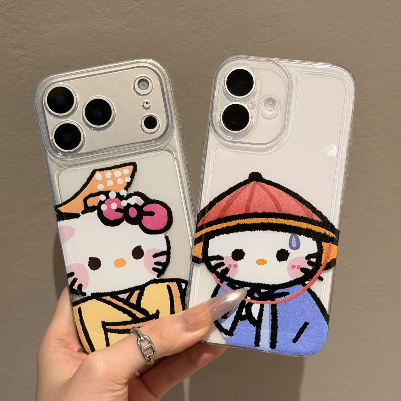 卡通KT大王KT太监情侣手机壳适用苹果17太空壳16promax小米华为15