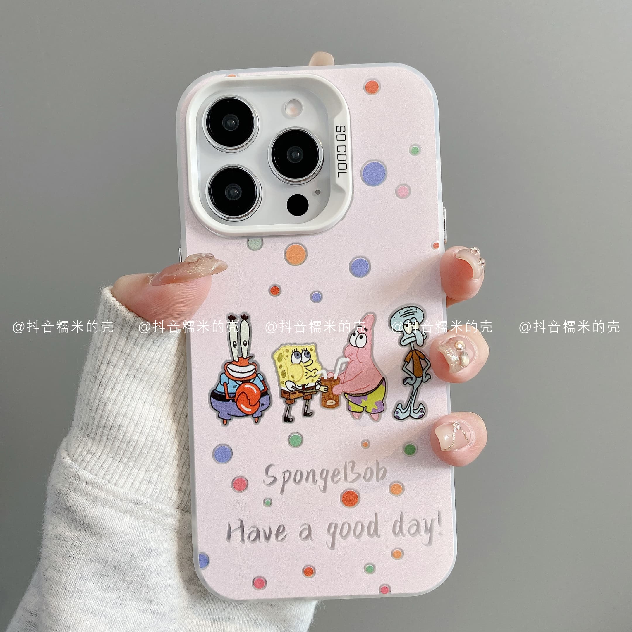 磨砂彩银适用iphone16promax苹果15/14/13华为小米手机壳卡通海宝