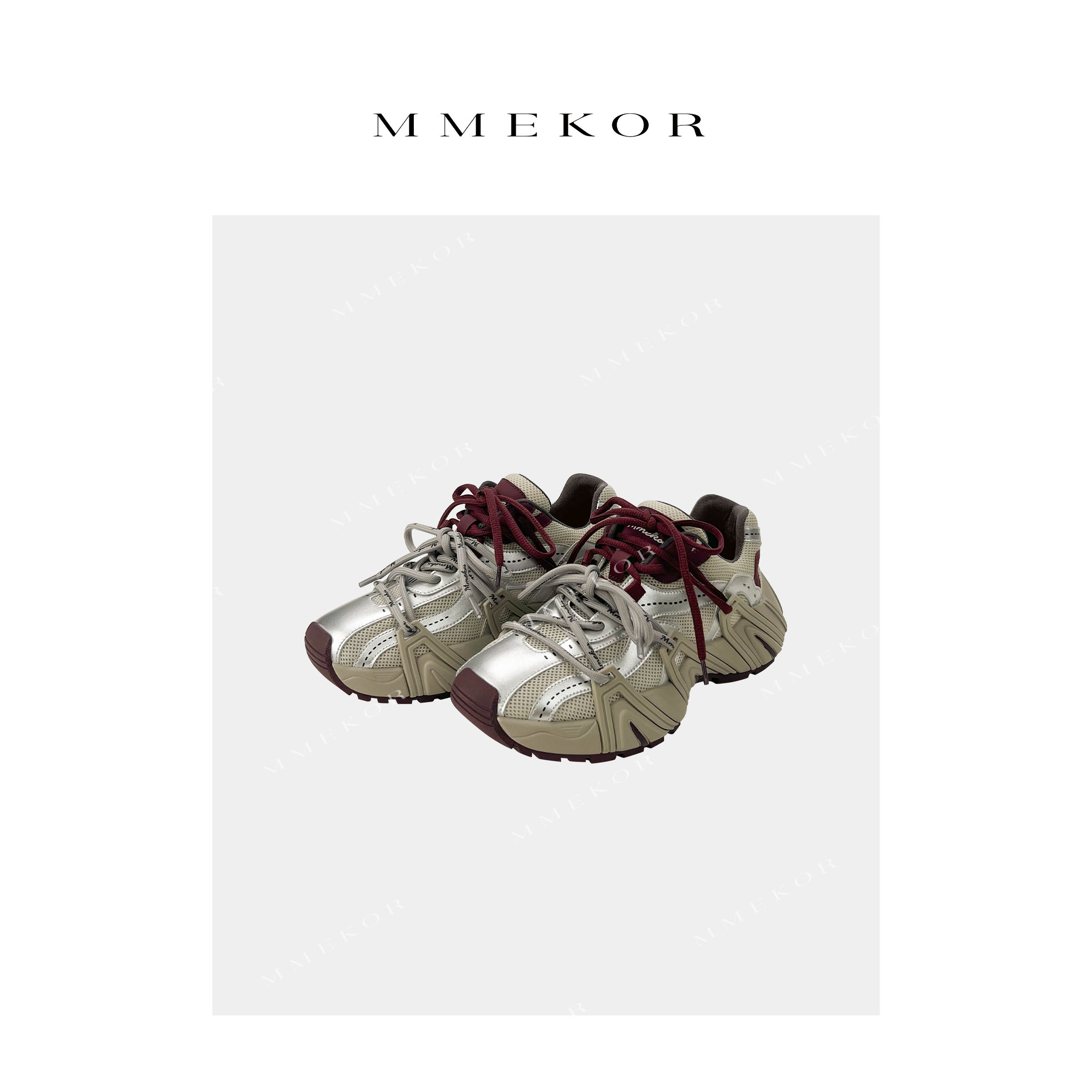 MMEKOR“长腿老爹鞋” 2025新款活力常青藤时髦百搭鞋子 25933